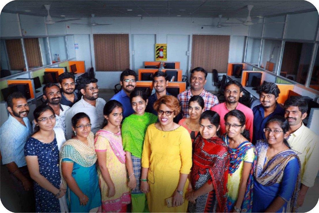 The B2K team at the Erode office — 150+ in-house specialists serving pharma, regulatory and publishing clients since 2006